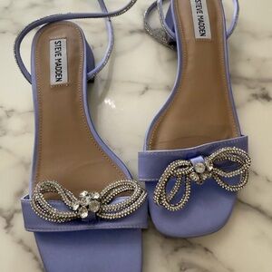 Steve Madden Women's Light Purple Embellished Sandals